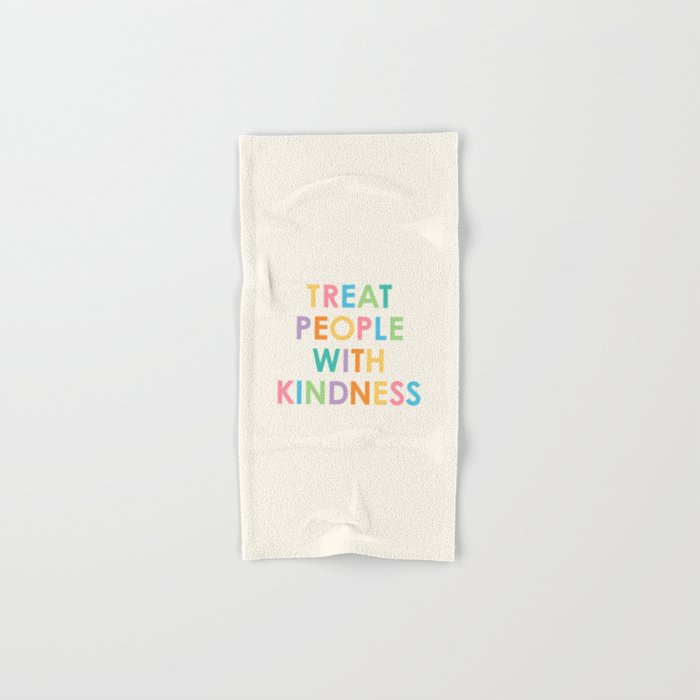 Treat People With Kindness Bath Towel Gallery Image 1