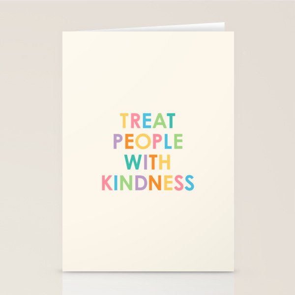 Treat People With Kindness Stationery Card Gallery Image 2