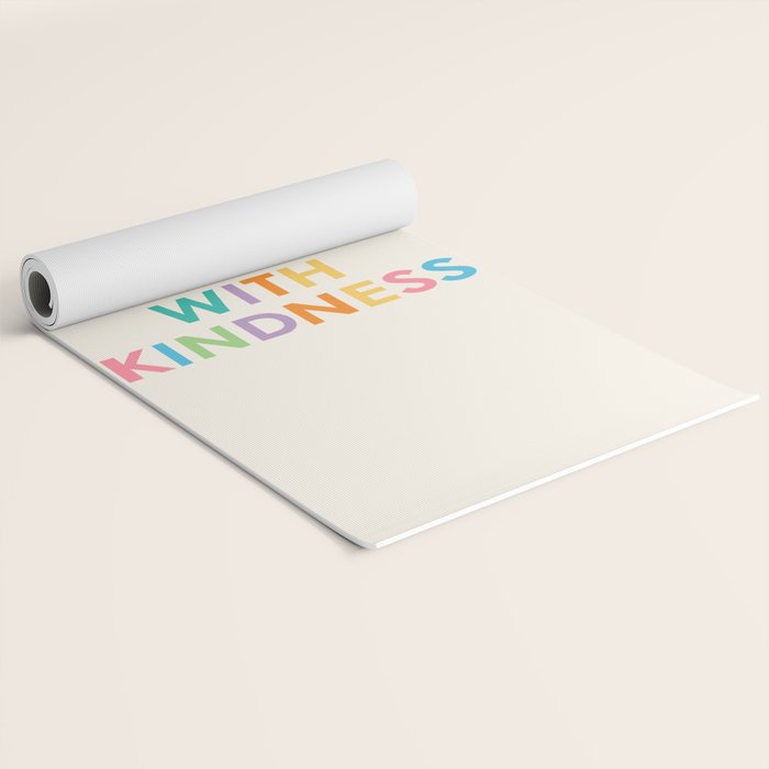 Treat People With Kindness Yoga Mat Gallery Image 2