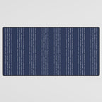 Lines #5 (Navy) Desk Mat Gallery Image 3