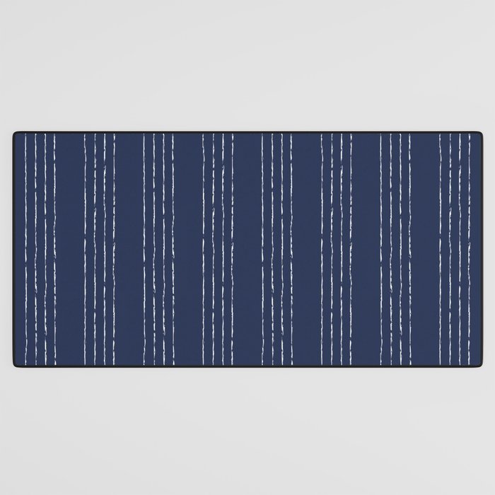 Lines #5 (Navy) Desk Mat Gallery Image 3