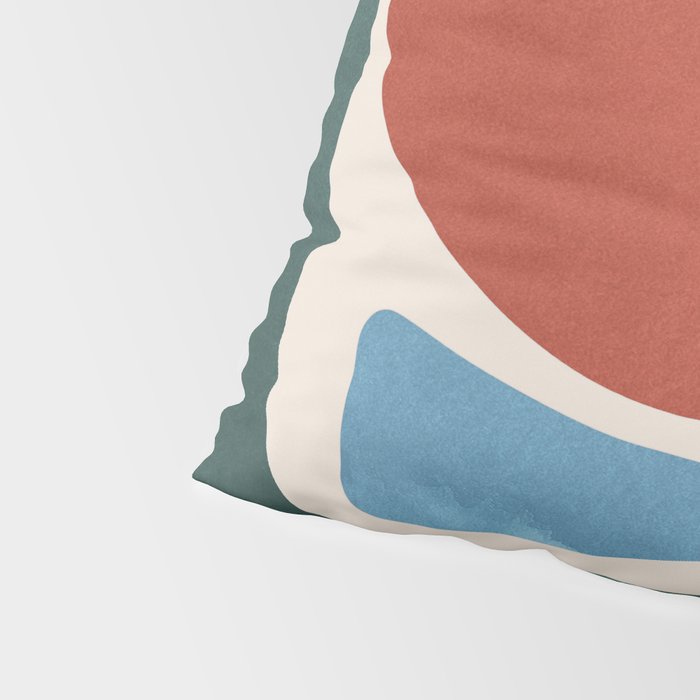 Modern Abstract Minimal Shapes 200 Pillow Sham Gallery Image 4