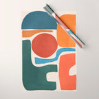 Modern Abstract Minimal Shapes 200 Wrapping Paper Gallery Image 1