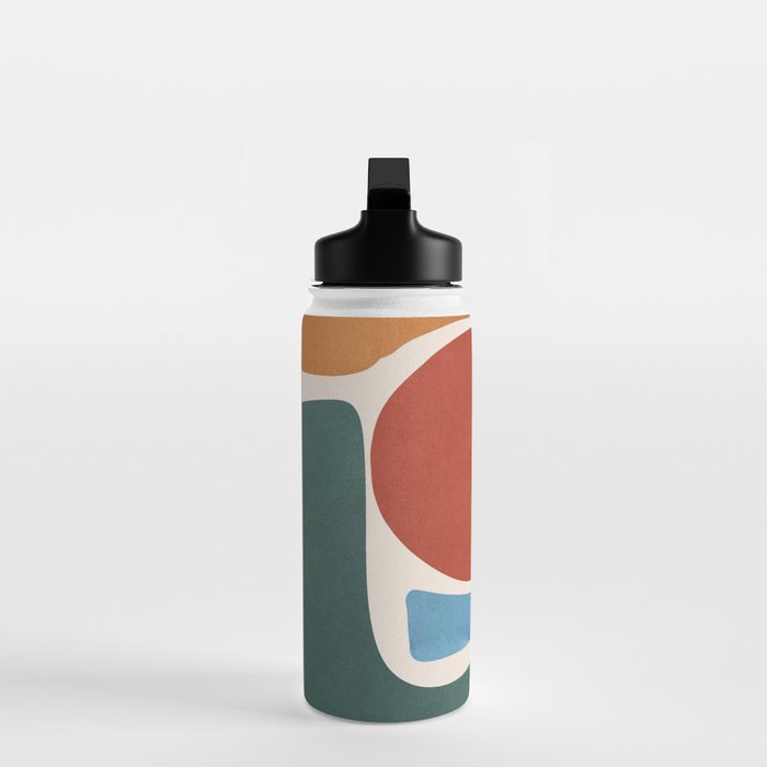 Modern Abstract Minimal Shapes 200 Water Bottle Gallery Image 3