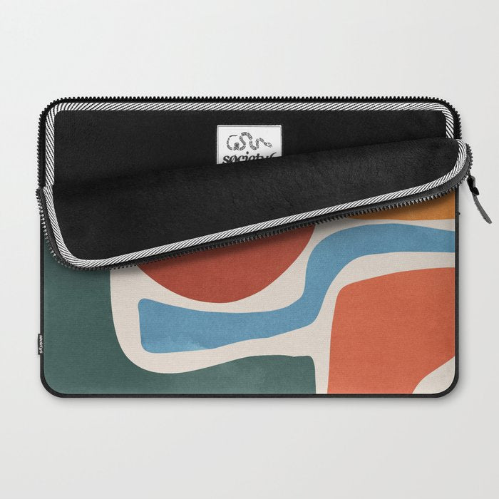 Modern Abstract Minimal Shapes 200 Laptop Sleeve Gallery Image 2