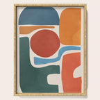 Modern Abstract Minimal Shapes 200 Serving Tray Gallery Image 1
