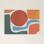 Modern Abstract Minimal Shapes 200 Welcome Mat Gallery Image 1