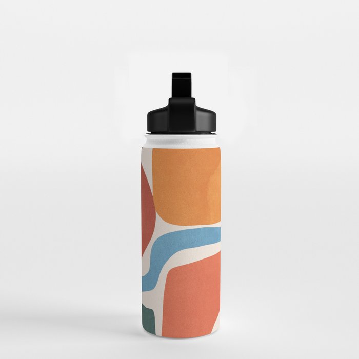 Modern Abstract Minimal Shapes 200 Water Bottle Gallery Image 2
