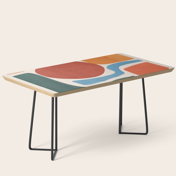 Modern Abstract Minimal Shapes 200 Coffee Table Gallery Image 1