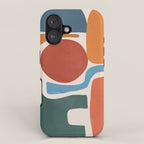 Modern Abstract Minimal Shapes 200 iPhone Case Gallery Image 1