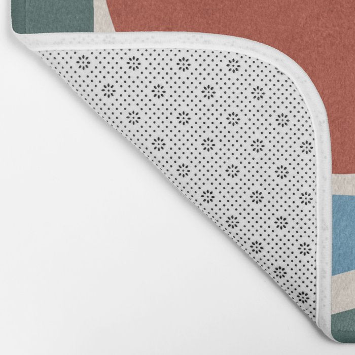 Modern Abstract Minimal Shapes 200 Bath Mat Gallery Image 2