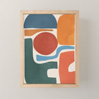 Modern Abstract Minimal Shapes 200 Mini Art Print Gallery Image 1