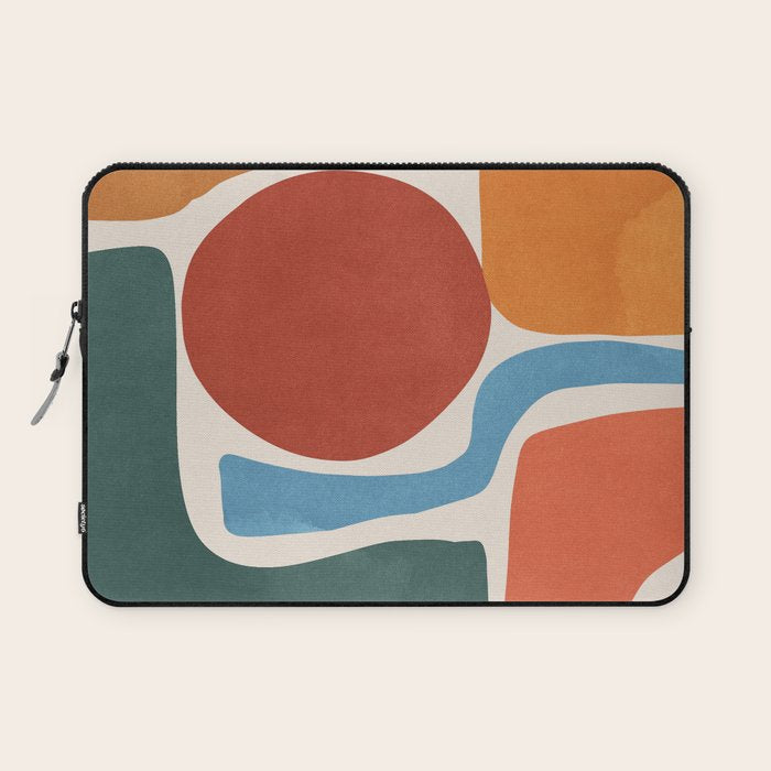 Modern Abstract Minimal Shapes 200 Laptop Sleeve Gallery Image 1