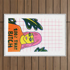 That Bitch Outdoor Rug Gallery Image 1