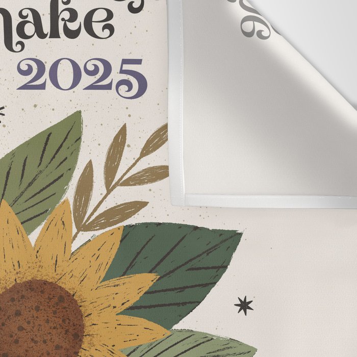 Year of the Snake 2025 - Cream Wall Tapestry Gallery Image 3