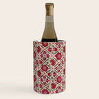 Bokhara Nim Suzani  Antique Uzbek Embroidery Print Wine Chiller Gallery Image 1