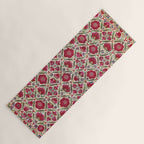 Bokhara Nim Suzani  Antique Uzbek Embroidery Print Yoga Mat Gallery Image 1