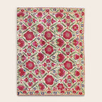 Bokhara Nim Suzani  Antique Uzbek Embroidery Print Notebook Gallery Image 4