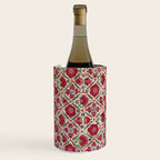 Bokhara Nim Suzani  Antique Uzbek Embroidery Print Wine Chiller Gallery Image 2
