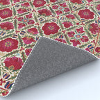 Bokhara Nim Suzani  Antique Uzbek Embroidery Print Rug Gallery Image 4