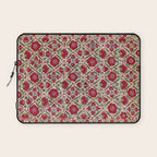 Bokhara Nim Suzani  Antique Uzbek Embroidery Print Laptop Sleeve Gallery Image 1