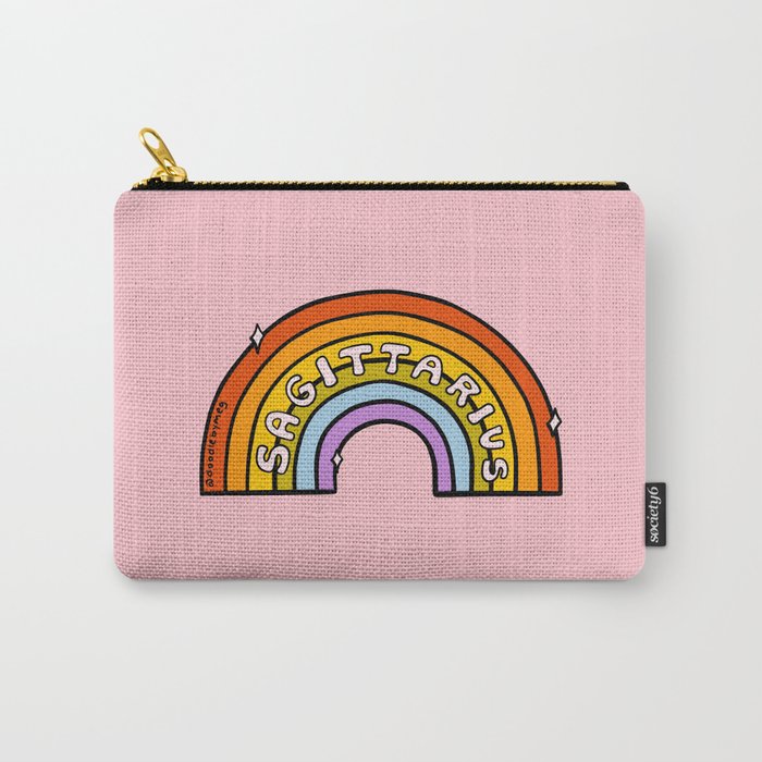 Sagittarius Rainbow Carry All Pouch Gallery Image 1