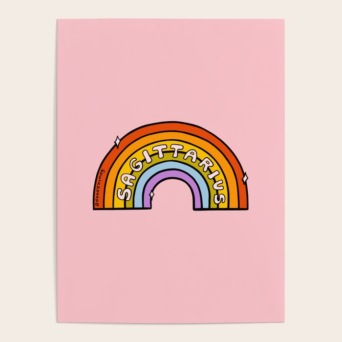 Sagittarius Rainbow Poster Gallery Image 4