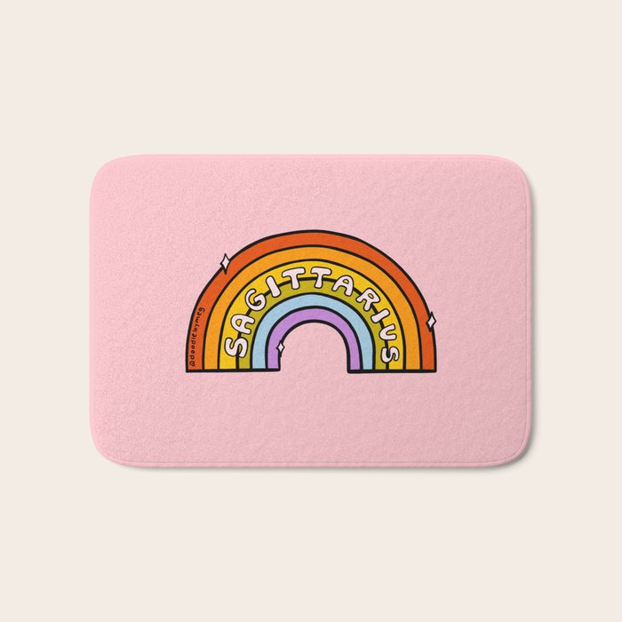 Sagittarius Rainbow Bath Mat Gallery Image 1