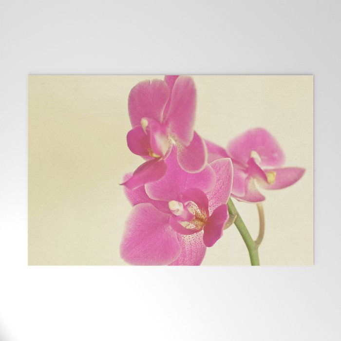 Pink Orchid Welcome Mat Gallery Image 1