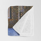 Lindaraja oriel. The Alhambra palace. Granada. Spain. Medium format, Film Throw Blanket Gallery Image 3