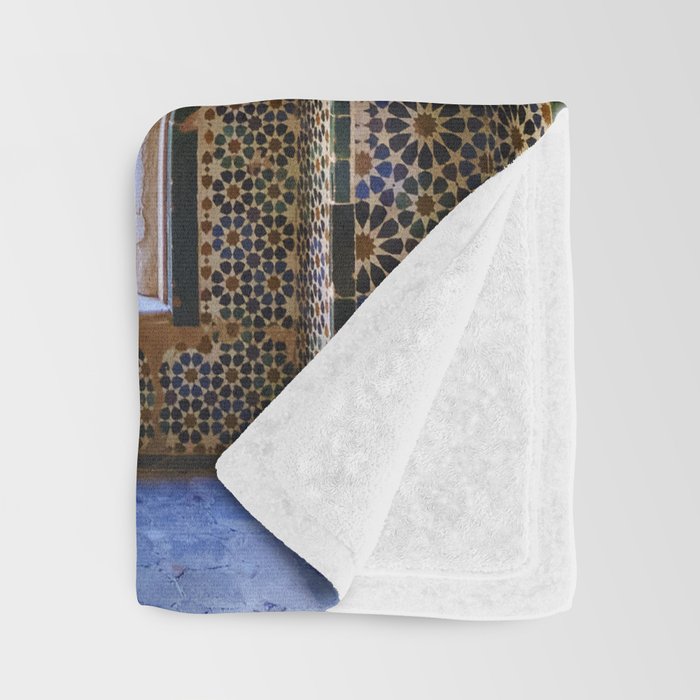 Lindaraja oriel. The Alhambra palace. Granada. Spain. Medium format, Film Throw Blanket Gallery Image 3