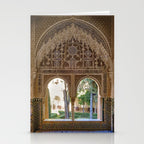 Lindaraja oriel. The Alhambra palace. Granada. Spain. Medium format, Film Stationery Card Gallery Image 2