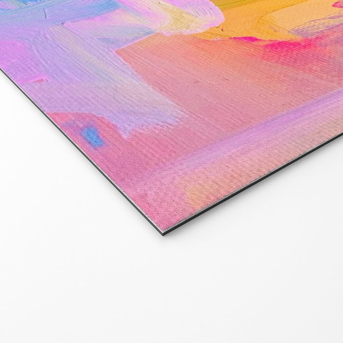 Summer Pink Pastel Abstract  Welcome Mat Gallery Image 2