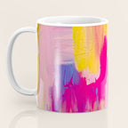 Summer Pink Pastel Abstract  Coffee Mug Gallery Image 3