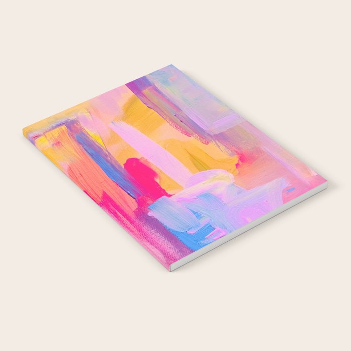 Summer Pink Pastel Abstract  Notebook Gallery Image 2