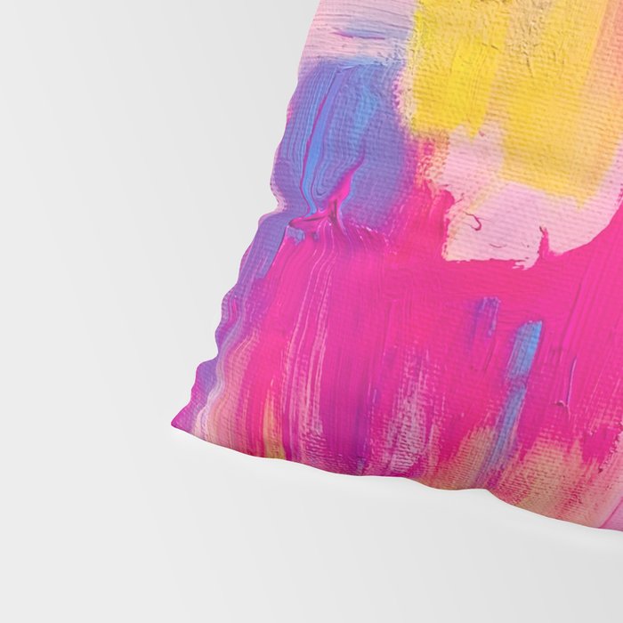Summer Pink Pastel Abstract  Pillow Sham Gallery Image 4