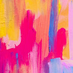 Summer Pink Pastel Abstract  Coffee Mug Gallery Image 2