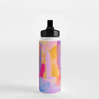 Summer Pink Pastel Abstract  Water Bottle Gallery Image 2