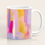 Summer Pink Pastel Abstract  Coffee Mug Gallery Image 1