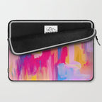 Summer Pink Pastel Abstract  Laptop Sleeve Gallery Image 2