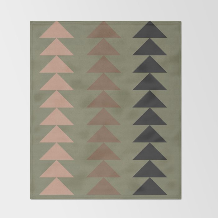 Minimal Geometric 33 Throw Blanket Gallery Image 2