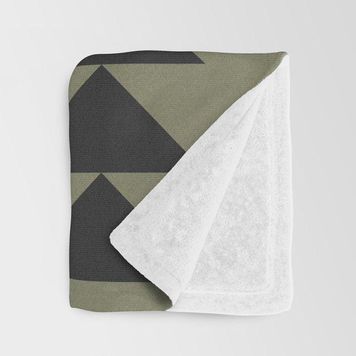 Minimal Geometric 33 Throw Blanket Gallery Image 3