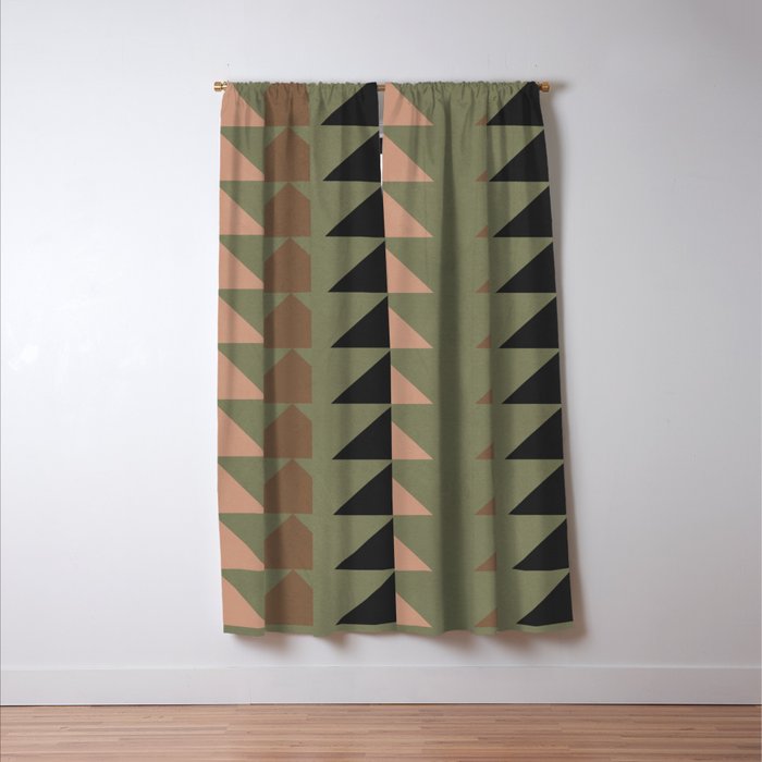 Minimal Geometric 33 Window Curtain Gallery Image 3