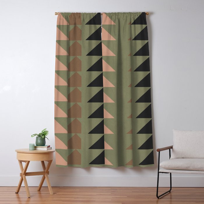 Minimal Geometric 33 Window Curtain Gallery Image 5