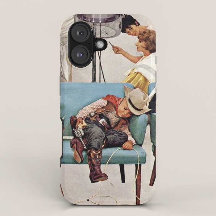 Retro Beauty Salon iPhone Case Gallery Image 1