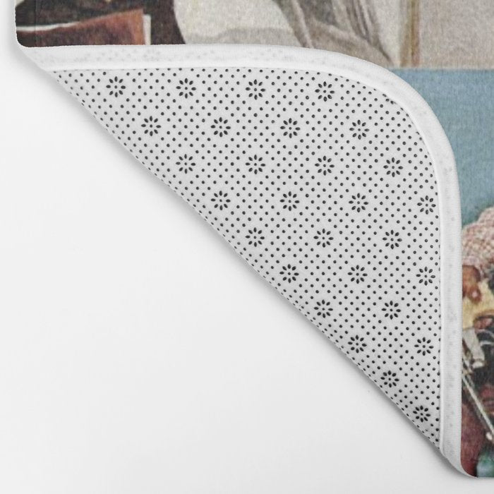 Retro Beauty Salon Bath Mat Gallery Image 2