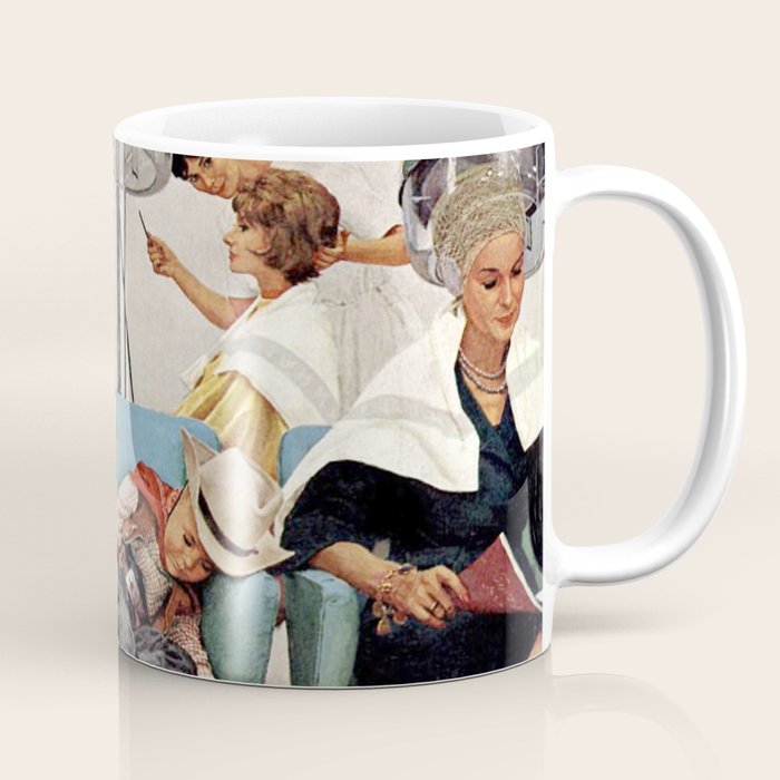 Retro Beauty Salon Coffee Mug Gallery Image 1
