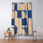 Modern geometric shapes 55 Window Curtain Gallery Image 5