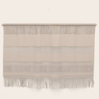Pale Neutral Blush Buff Cream Solid Wall Hanging Gallery Image 1