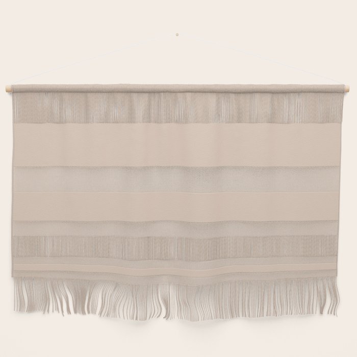 Pale Neutral Blush Buff Cream Solid Wall Hanging Gallery Image 1
